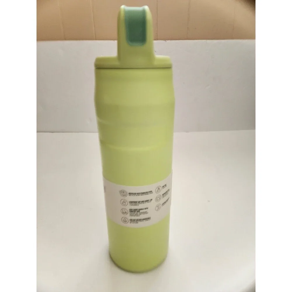 Stanley The Aerolight Iceflow Bottle 24oz Pastel Green With Cap And Carry + Lid - Picture 3 of 10